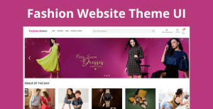 Fashion Website Full UI Website